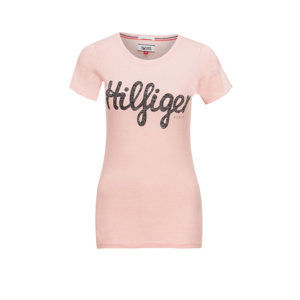 Tommy Hilfiger dámské růžové tričko